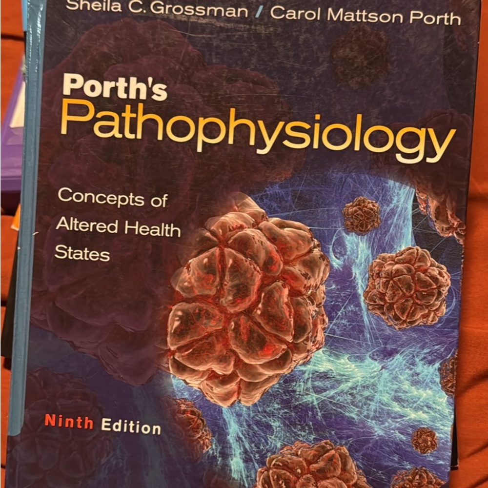 Porth's Pathophysiology Ninth Edition Book